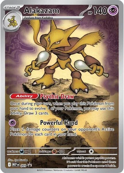 Alakazam card front