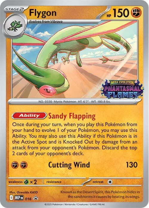 Flygon card front