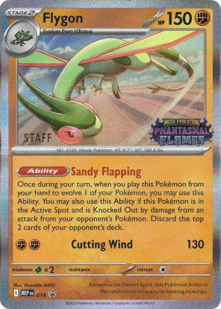 Flygon [Staff] card front