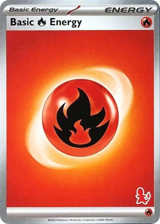 Basic Fire Energy card front