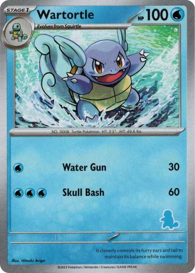 Wartortle card front