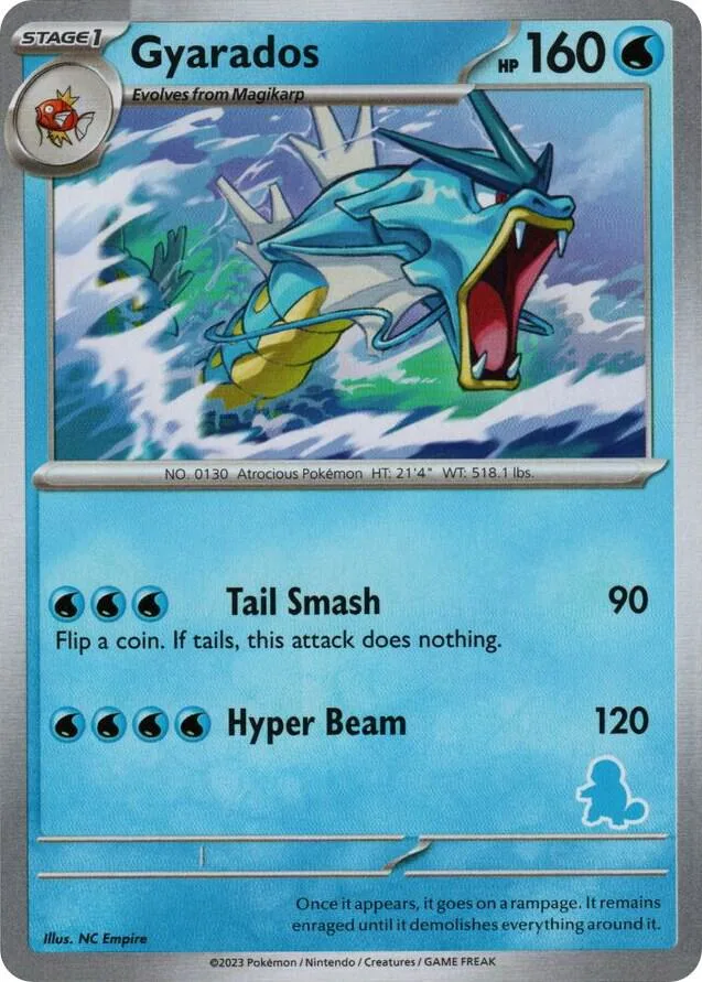 Gyarados card front