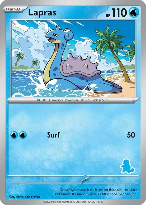 Lapras card front