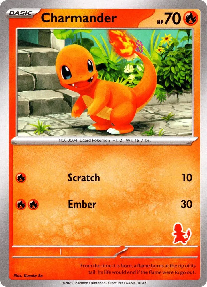 Charmander card front