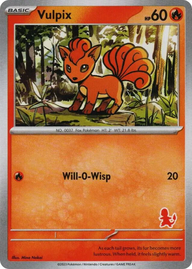 Vulpix card front