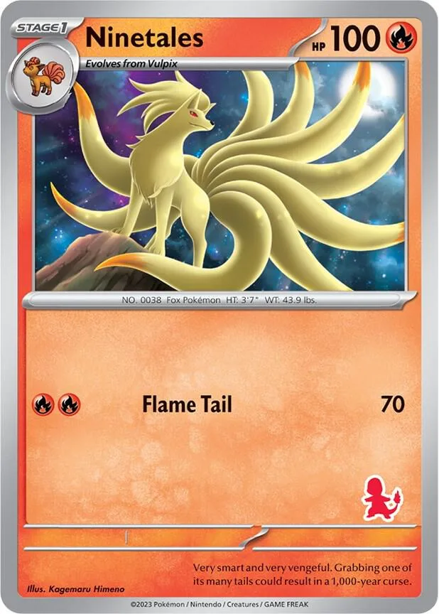 Ninetales card front