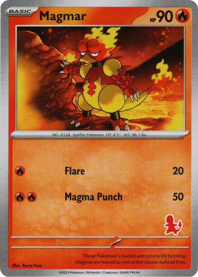 Magmar card front