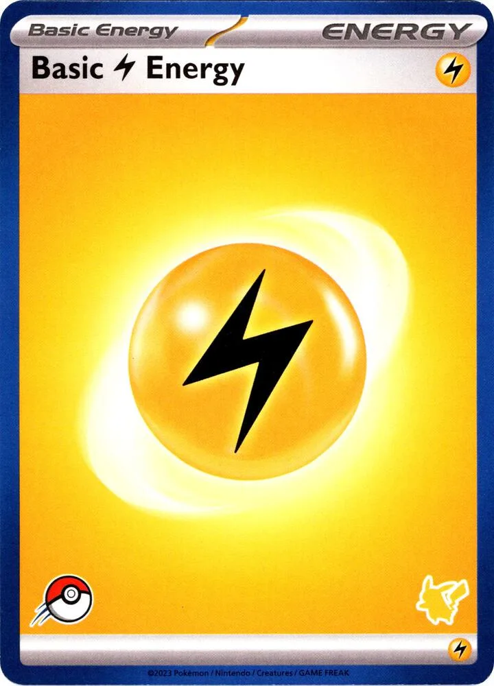 Basic Lightning Energy (Blue Border) card front