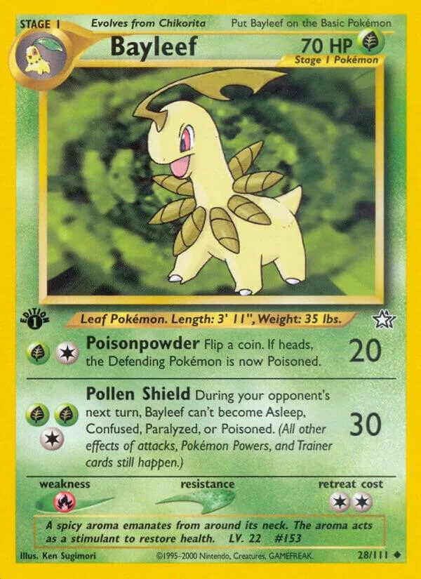Bayleef card front