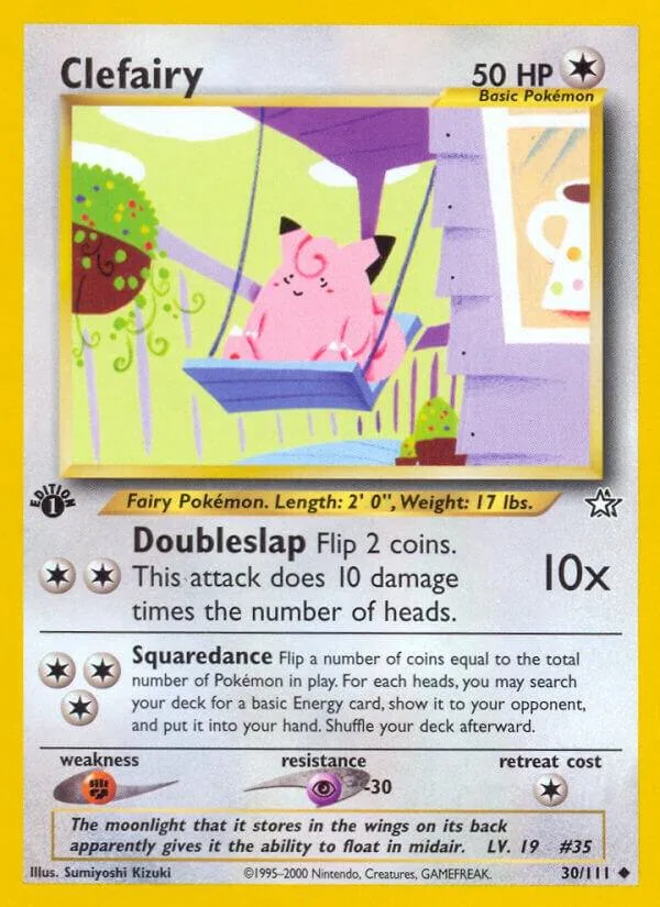 Clefairy card front