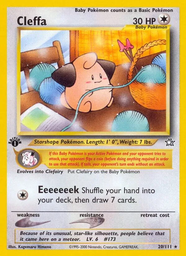 Cleffa card front