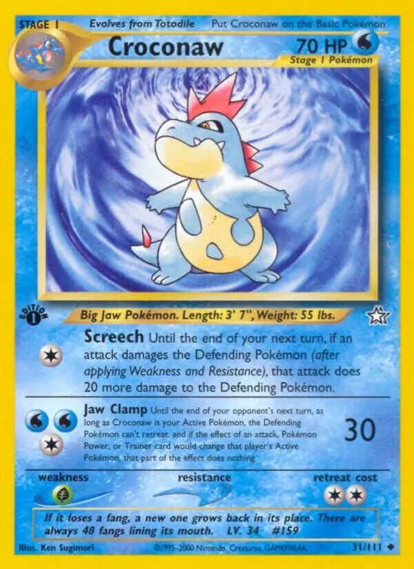 Croconaw card front