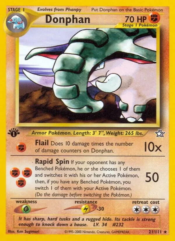 Donphan card front