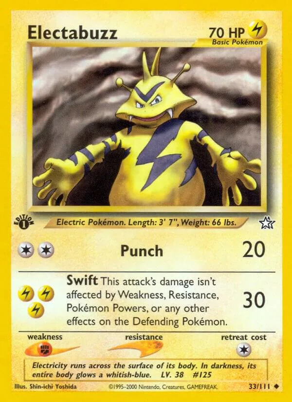 Electabuzz card front