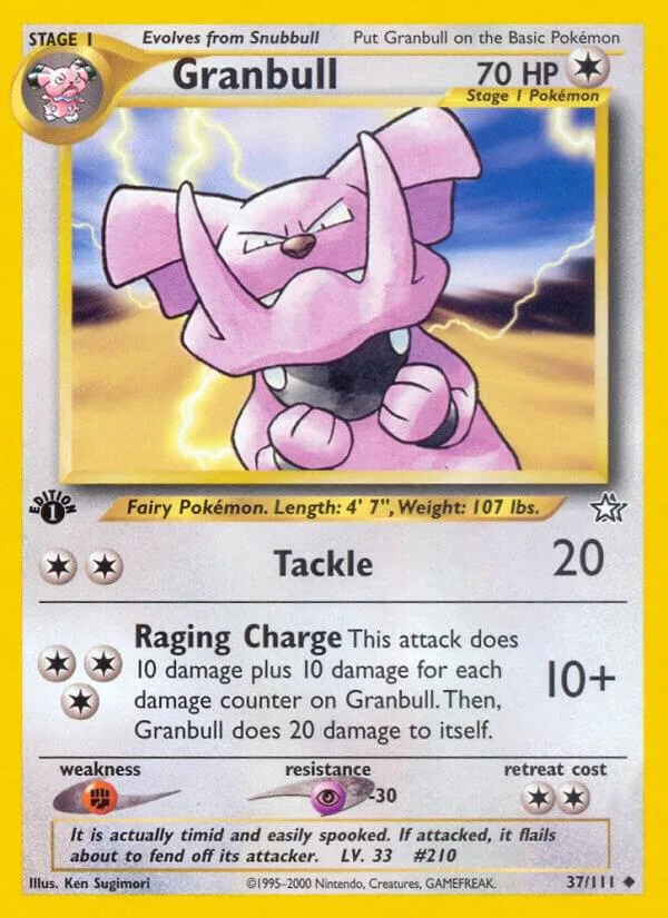 Granbull card front