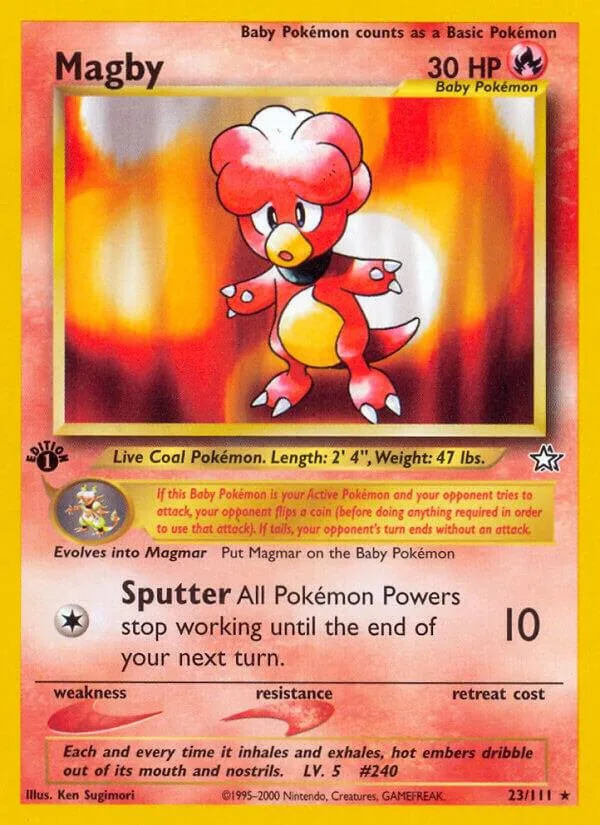 Magby card front