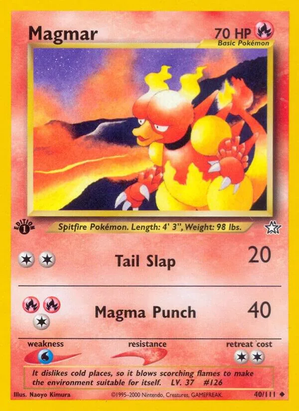 Magmar card front
