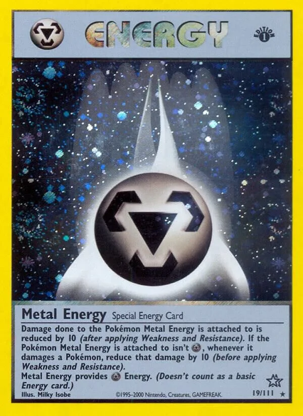 Metal Energy card front