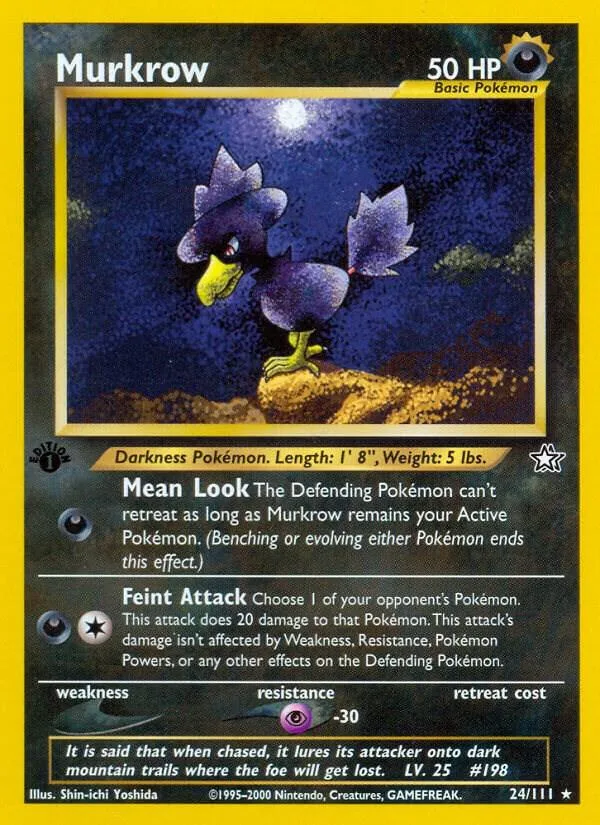 Murkrow card front