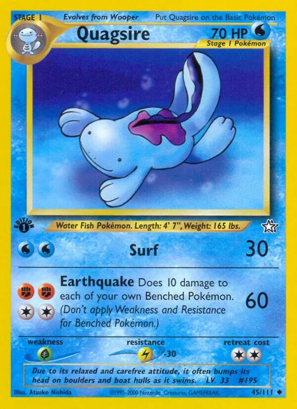 Quagsire card front
