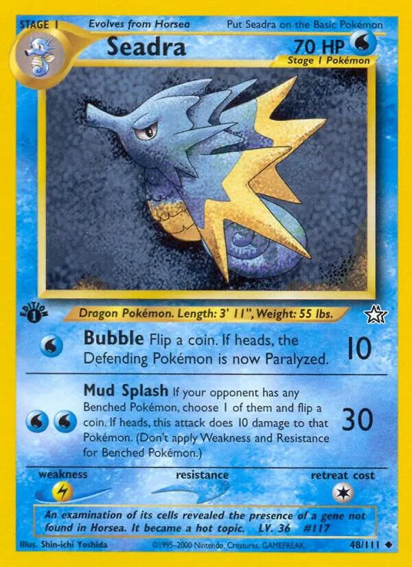 Seadra card front