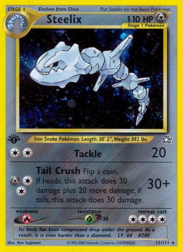 Steelix card front