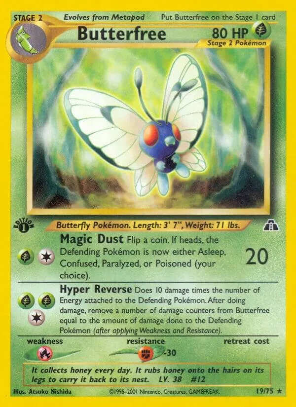 Butterfree card front