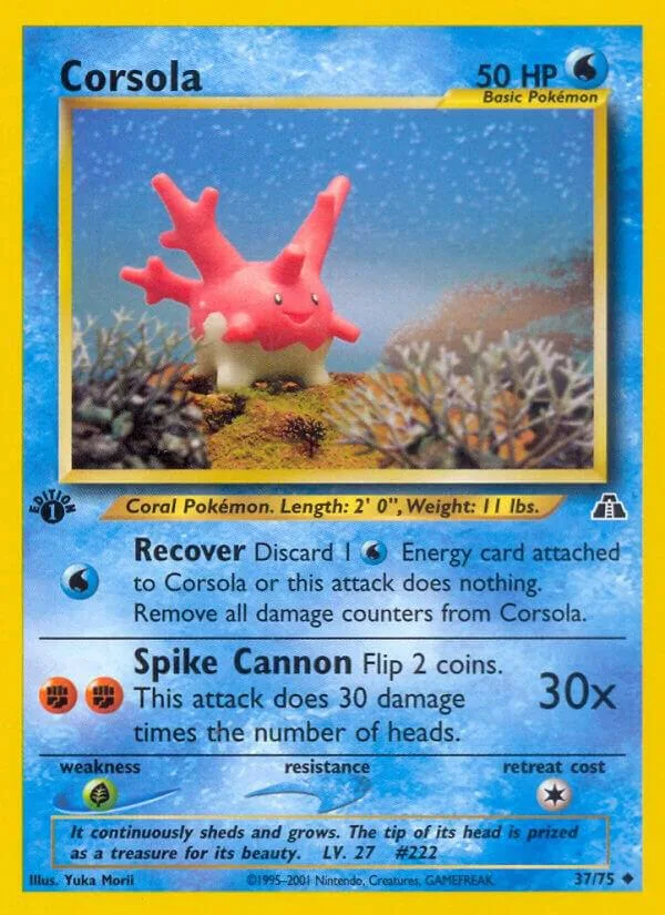 Corsola card front
