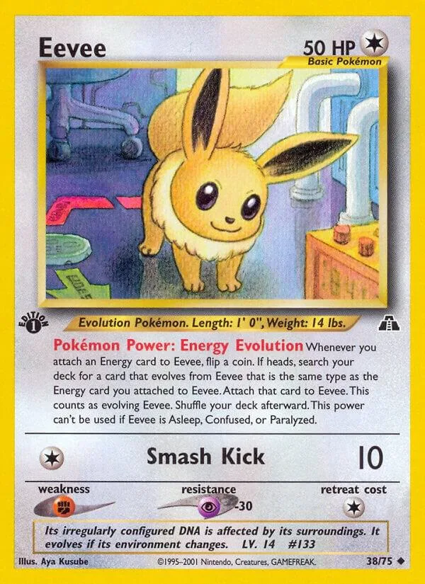 Eevee card front