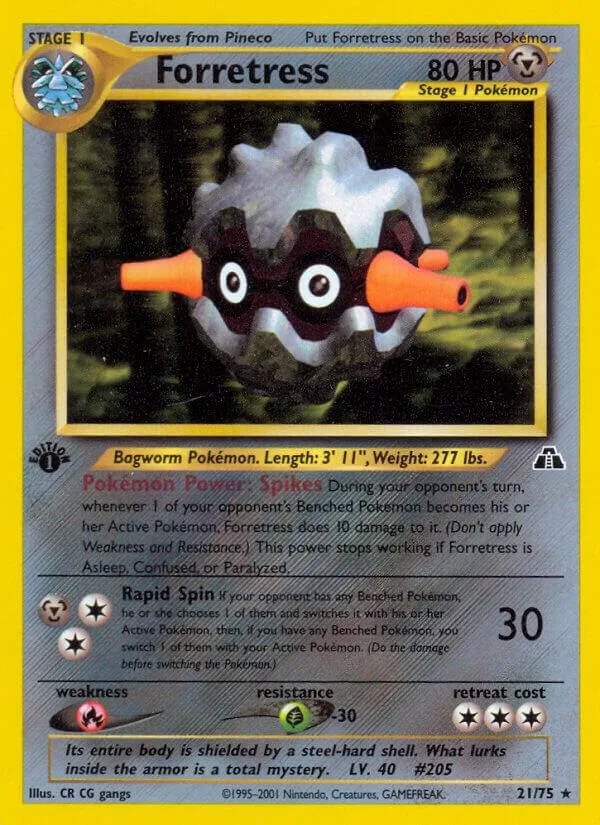 Forretress card front