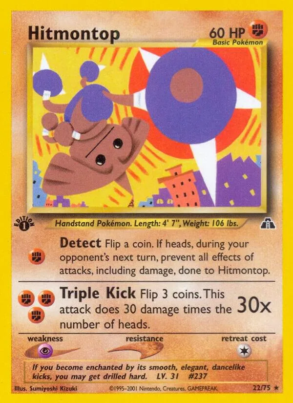 Hitmontop card front