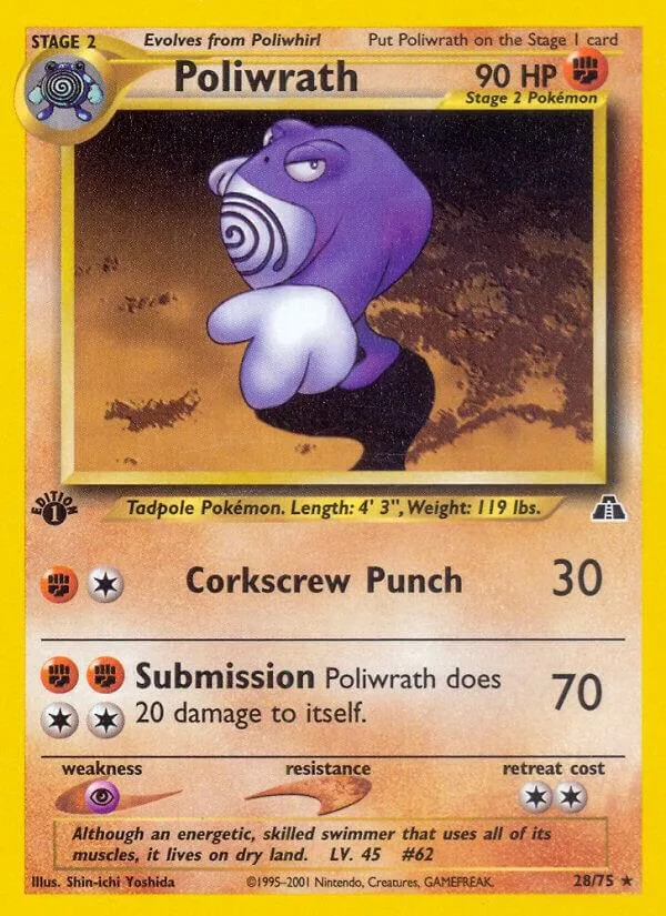Poliwrath card front
