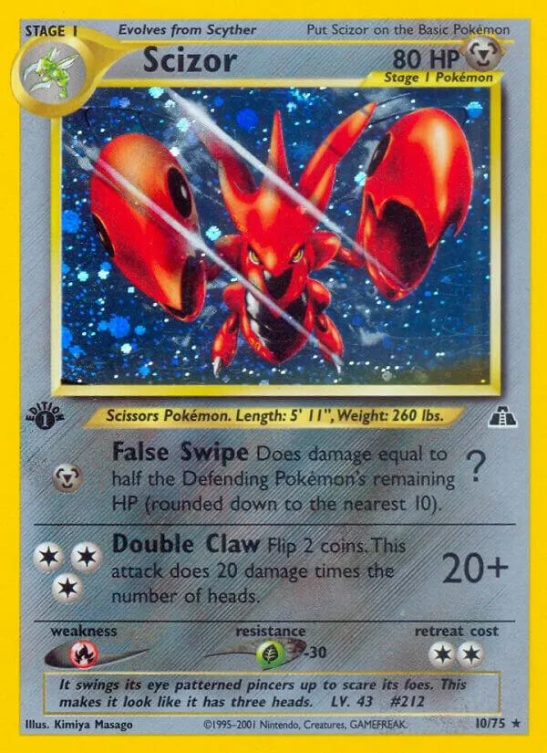 Scizor card front