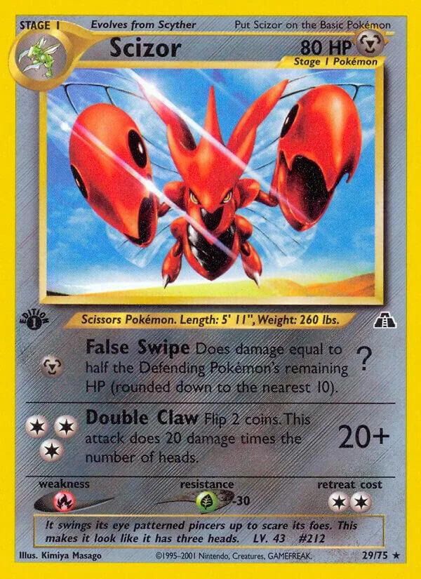 Scizor card front