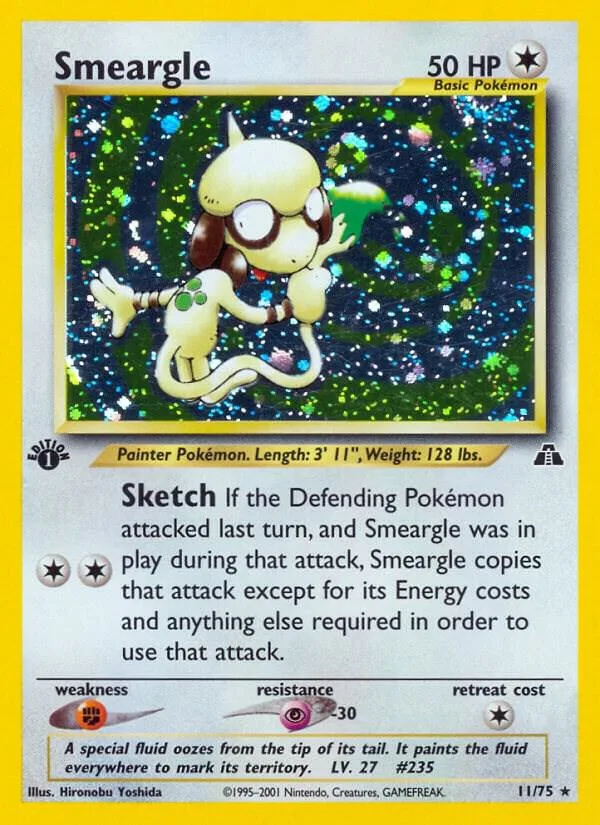 Smeargle card front