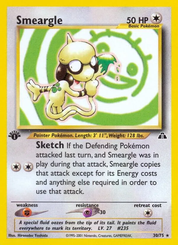 Smeargle card front