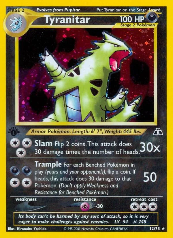 Tyranitar card front