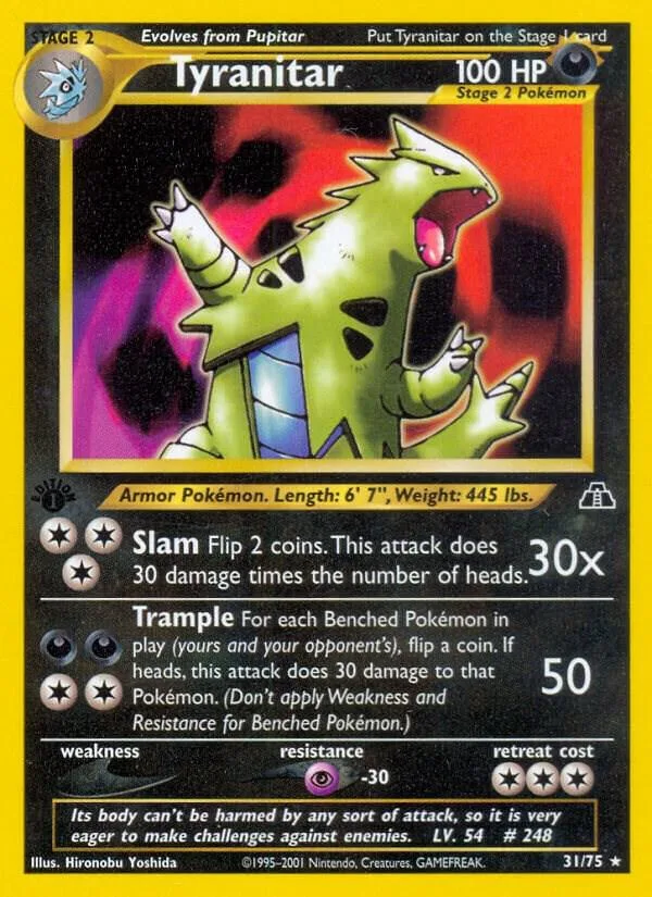Tyranitar card front