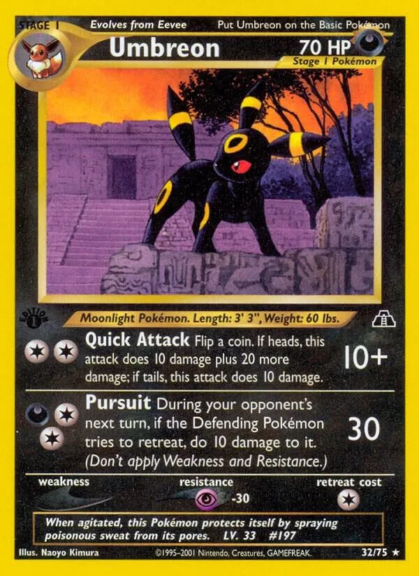 Umbreon card front