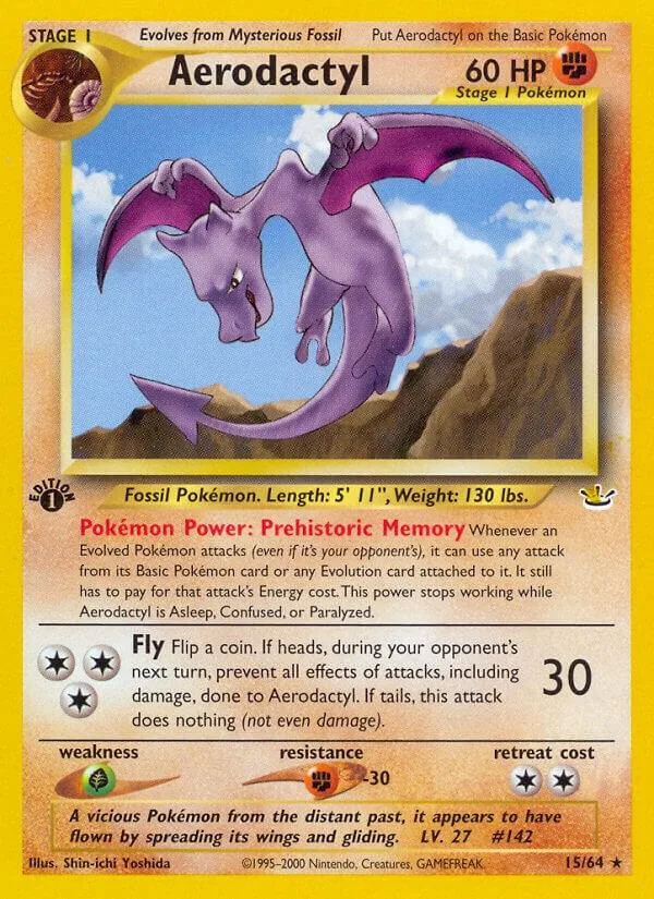 Aerodactyl card front