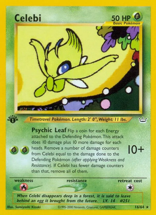 Celebi card front