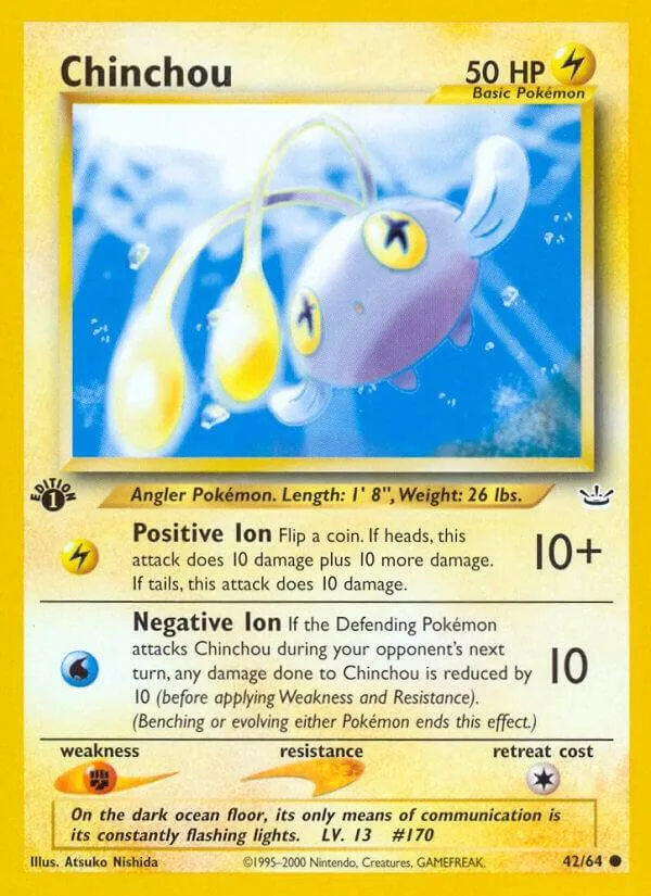 Chinchou card front