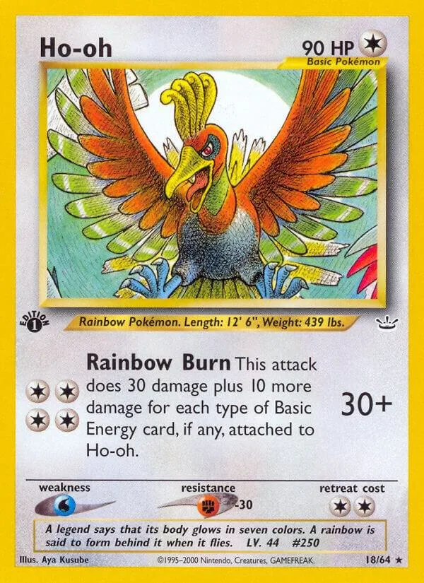 Ho-oh card front