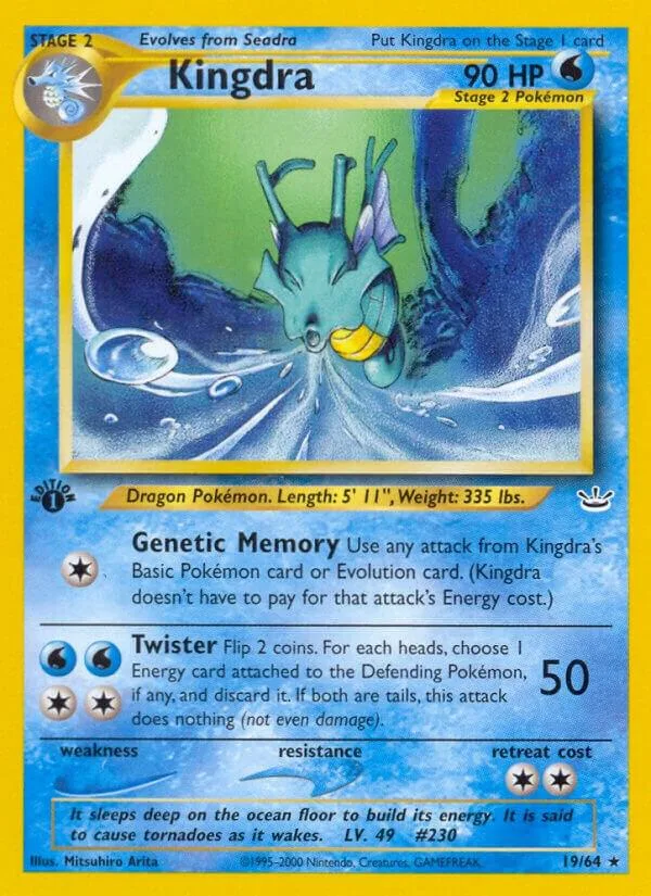 Kingdra card front