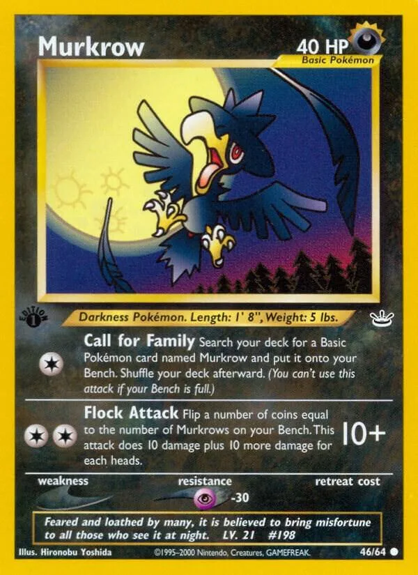 Murkrow card front
