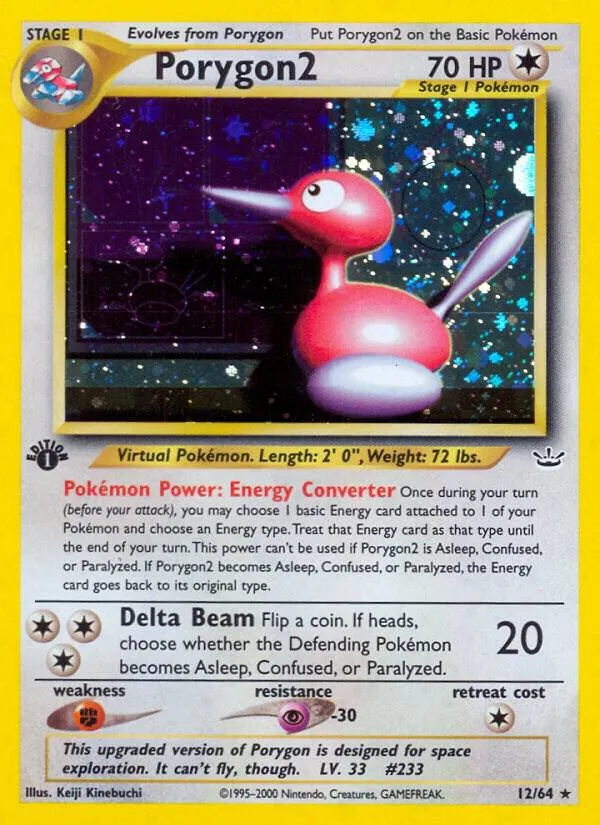 Porygon2 card front