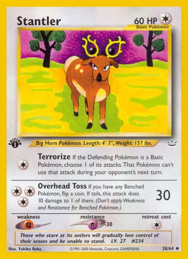 Stantler card front