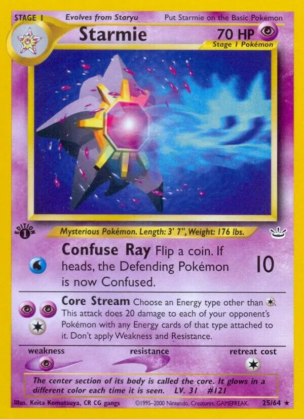 Starmie card front