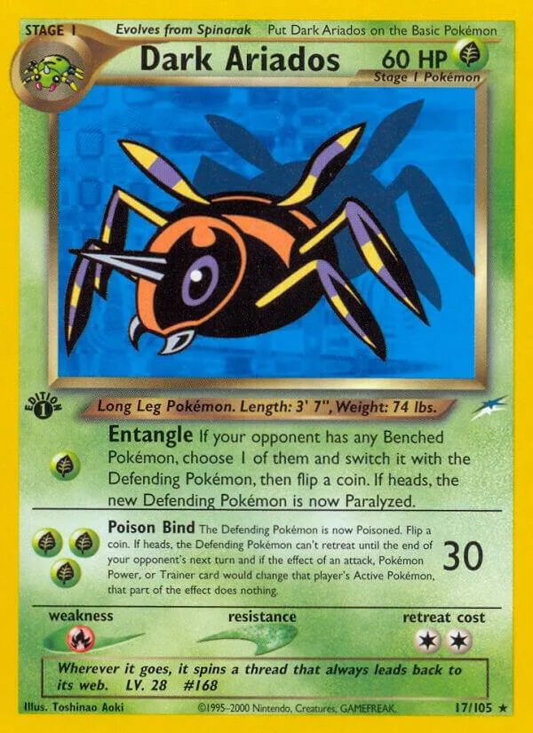 Dark Ariados card front