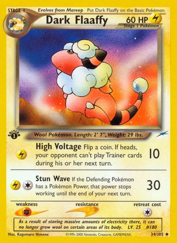 Dark Flaaffy card front